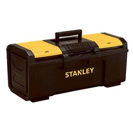 1 Touch Latch Tool Box With Lid Organizers, 24-In.