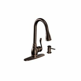 Annabelle High Arc Pull Down Kitchen Faucet, Single Handle, Mediterranean Bronze