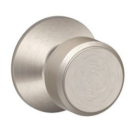 Bowery Passage Door Knob Handleset, Satin Nickel