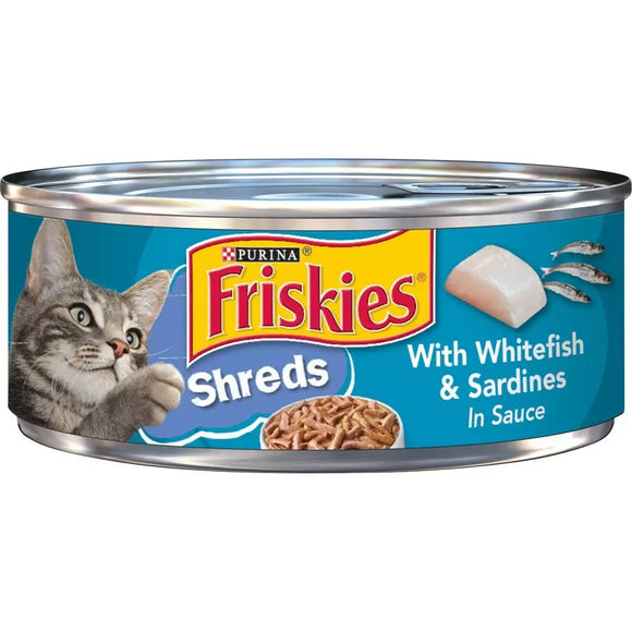 Friskies Friskies Shreds With Whitefish & Sardines In Sauce Wet Cat Food
