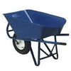 Contractor-Grade Wheelbarrow, Steel-Handles, 20-Gauge, 5-Cu. Ft.