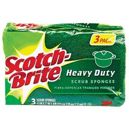 Heavy-Duty Scrub Sponges, 3-Pk.