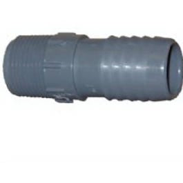 Pipe Fitting, Poly MPT Reducing Insert Adapter, 1-1/4 x 1-In.