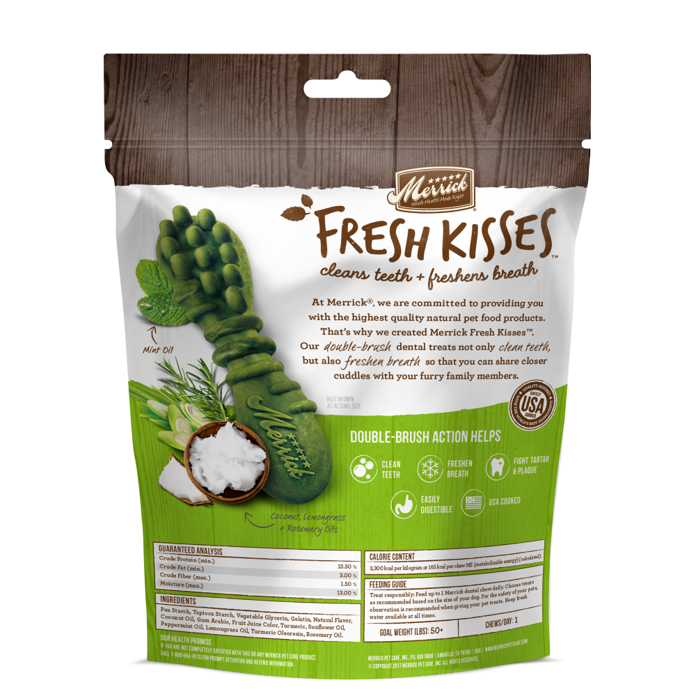 Fresh kisses shop dog treats large