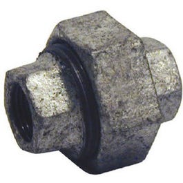Galvanized Pipe Fitting, Union, Brass/Iron, 2-In.