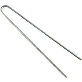 Drip Watering "U" Support Stake, Galvanized, 3-1/2-In.