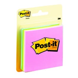 Note Pads, Assorted Colors, 4-Pk.