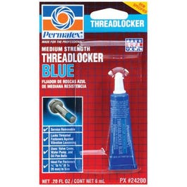 Blue Threadlocker, Medium-Strength, 6-mL