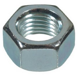 Hex Nut, Zinc Plated Steel, Coarse Thread, 100-Pk., 3/8-16