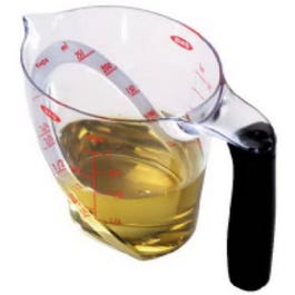 Good Grips Measuring Cup, Angled, Plastic, 8-oz.
