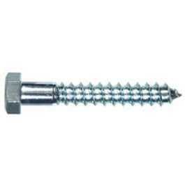 Hex-Head Lag Bolt, .5 x 5-In., 25-Ct.