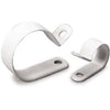 Cable Clamps, White Plastic, 1/2-In. I.D., 12-Pk.