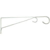 Hanging Plant Bracket, White, 12-In.