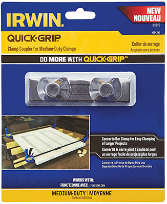 BAR CLAMP COUPLER MED DUTY BLACK