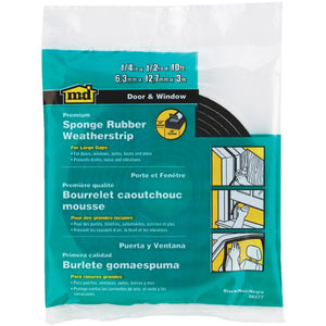 M-D 1/4" 1/2" 10' Auto & Marine Weatherstrip
