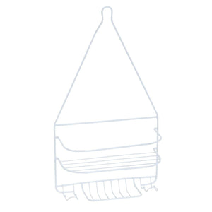 Homz Steel 10 In. x 18 In. Shower Caddy