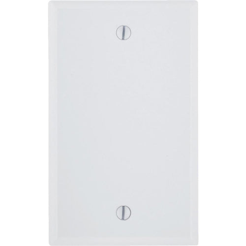 Leviton 1-Gang Standard Thermoset Blank Wall Plate, White