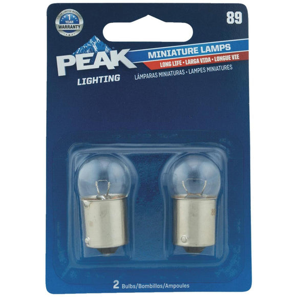 PEAK 89 13V Mini Incandescent Automotive Bulb (2-Pack)