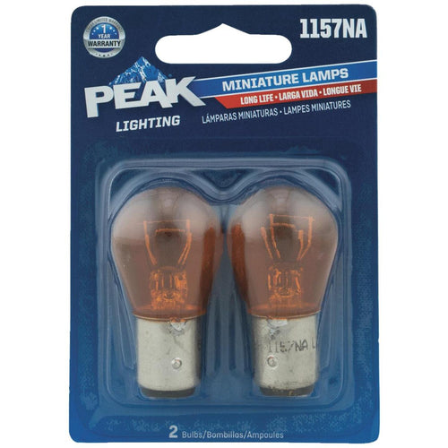 PEAK 1157NA 12.8/14V Mini Incandescent Automotive Bulb (2-Pack)