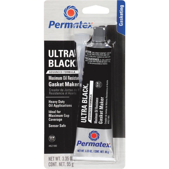 Permatex 3.35 Oz. Ultra Black Silicone Gasket Maker