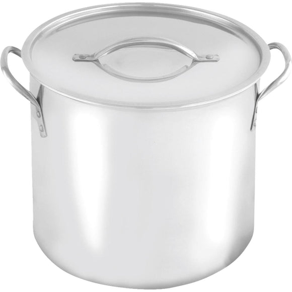 McSunley 12 Qt. Polished Stainless Steel Stockpot