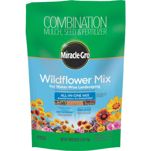 drought tolerant wildflower seeds Miracle-Gro All-In-One 2.2 Lb. 43 Sq. Ft. Coverage Wildflower Seed Mix - Eureka, CA - Ferndale, CA