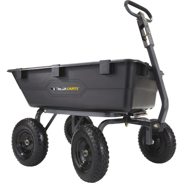 Gorilla Carts 5 Cu. Ft. Poly Yard Cart