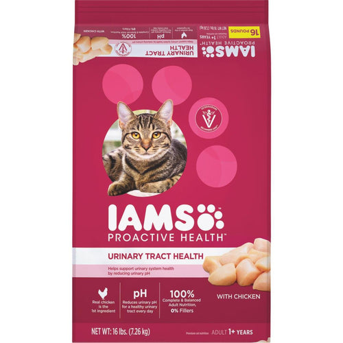 Iams Proactive Health Urinary Tract Formula 16 Lb. Chicken Flavor Adult Cat Food