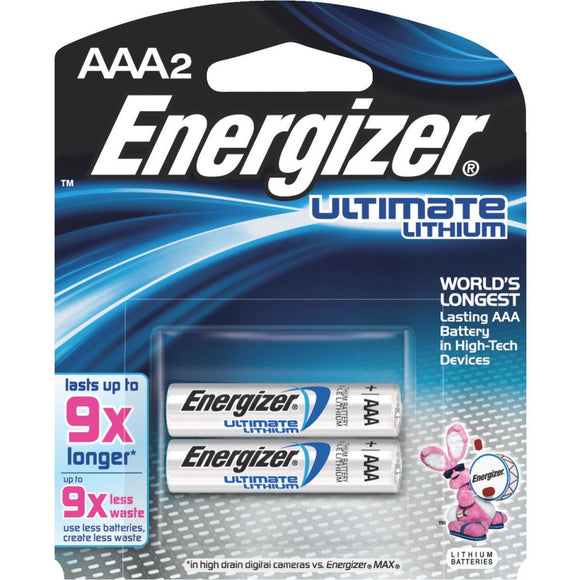 Energizer AAA Ultimate Lithium Battery (2-Pack)