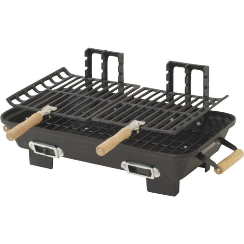 Kay Home Products 22 In. W. x 15 In. D. Black Hibachi Charcoal Grill