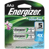 Energizer Recharge AA NiMH Rechargeable Battery (2-Pack)