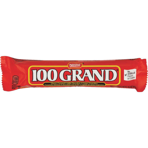 Nestle 100 Grand 1.5 Oz. Crispy Milk Chocolate & Caramel Candy Bar