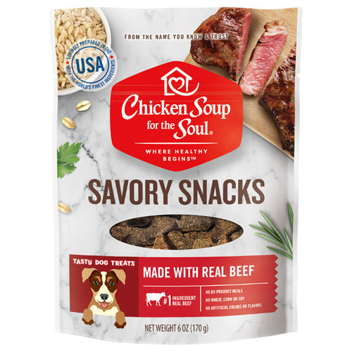 Chicken Soup for the Soul Dog Treats - Beef Savory Snacks