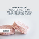 Instinct Raw Signature Frozen Patties Real Beef Recipe
