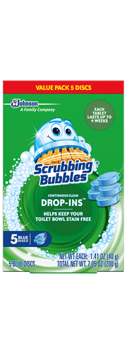 Scrubbing Bubbles Vanish Continuous Clean Drop-Ins Toilet Cleaner, 1.7 Oz